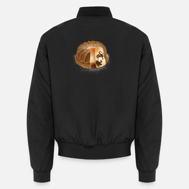 The popular marble cake with powdered sugar Unisex Bomber Jacket