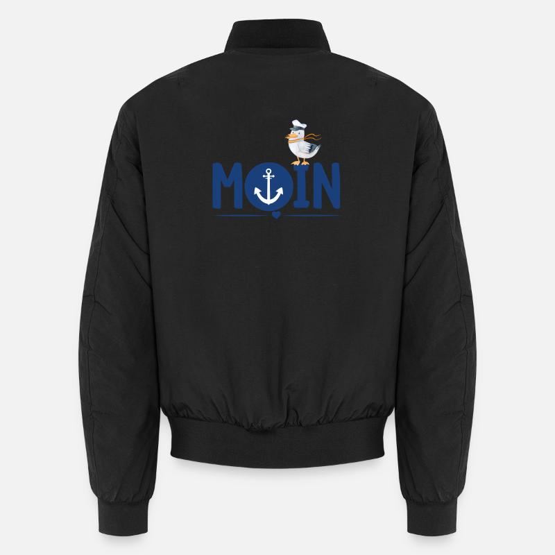 Moin Anker - Unisex Bomberjacke - Schwarz