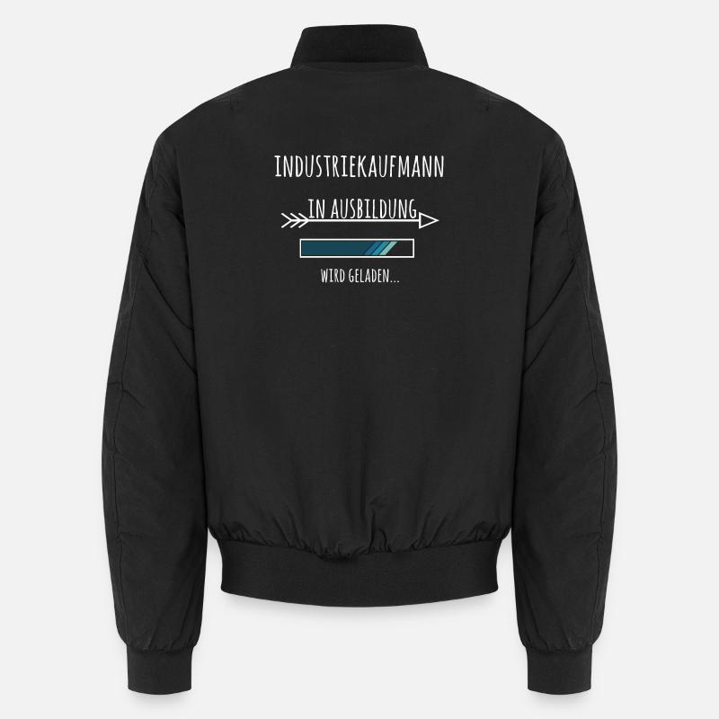 Industriekaufmann Ausbildung Beruf Industrie - Unisex Bomberjacke - Schwarz