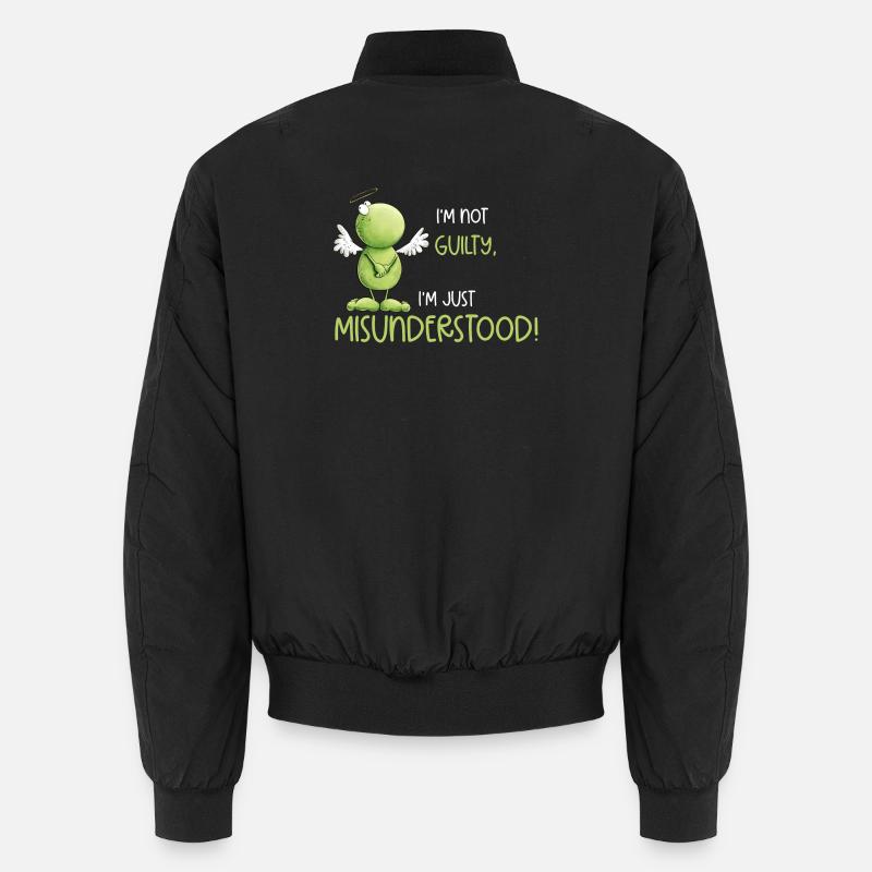 Grenouille Ange Innocence Malentendu - Bomber unisexe - noir