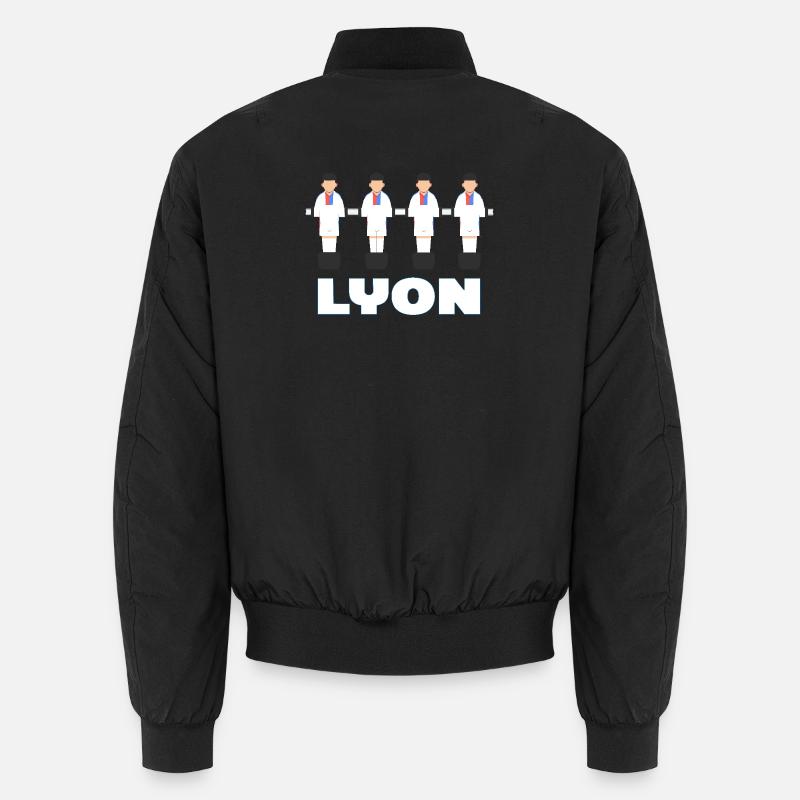 Lyon - Unisex Bomber Jacket - black