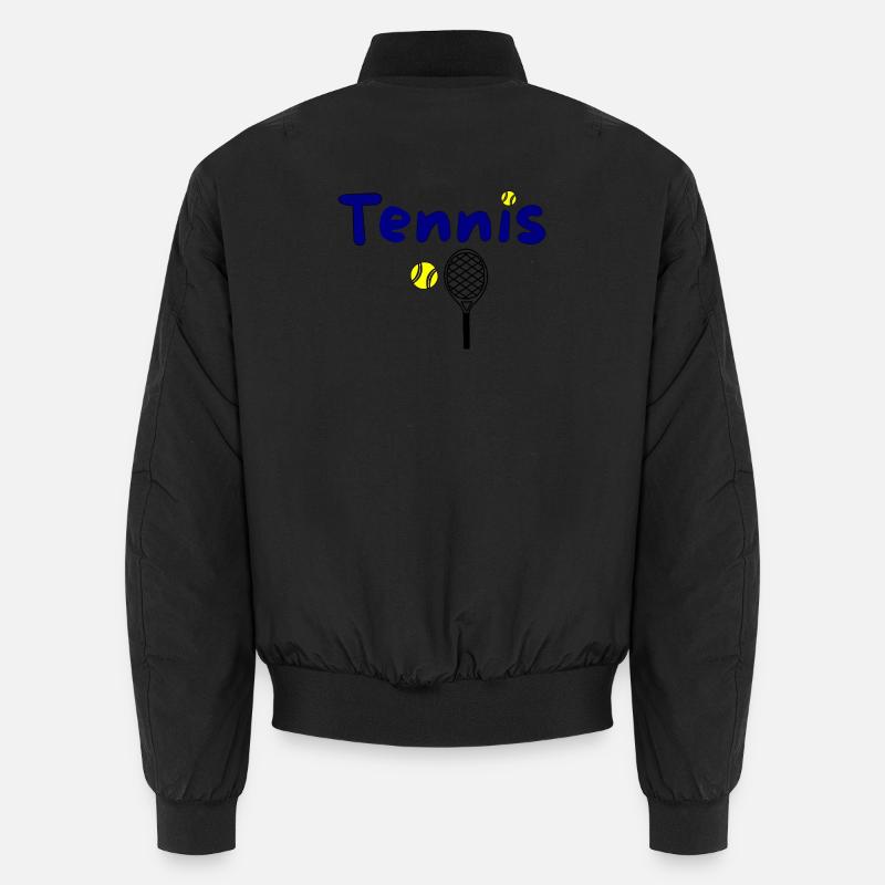 Conception de tennis avec balle et raquette Bomber unisexe