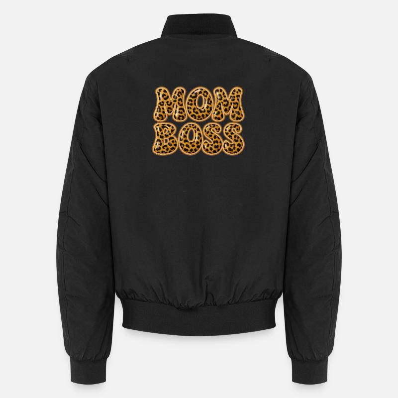 design maman Y2K avec imprimé léopard Bomber unisexe