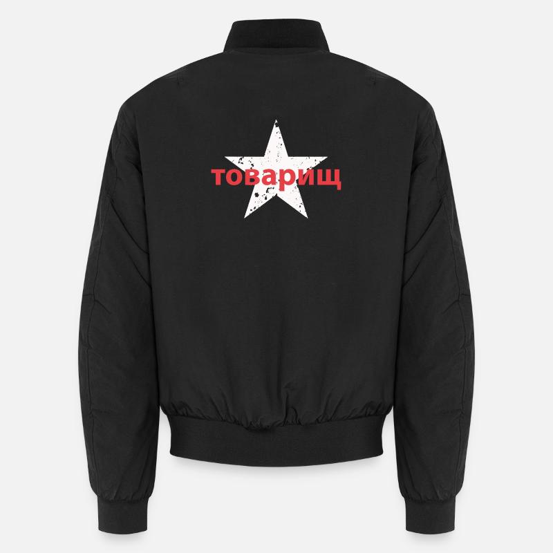 товарищ - Unisex Bomberjacke - Schwarz