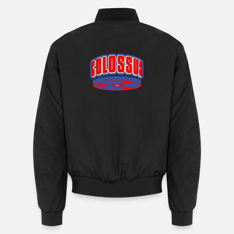Kolossales Logo - Unisex Bomberjacke - Schwarz