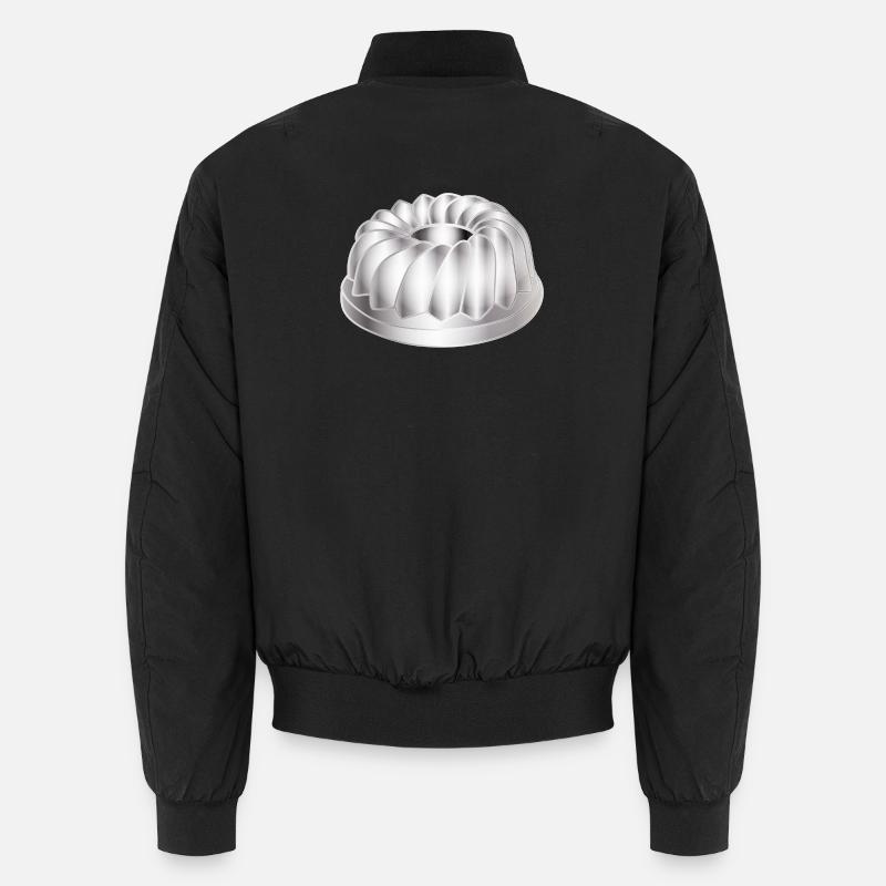 Gugelhupf-Backform – schlichtes Küchenmotiv Unisex Bomberjacke