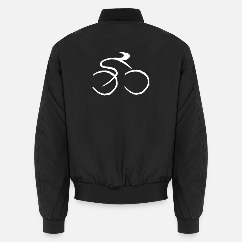 Cycling - Unisex Bomber Jacket - black