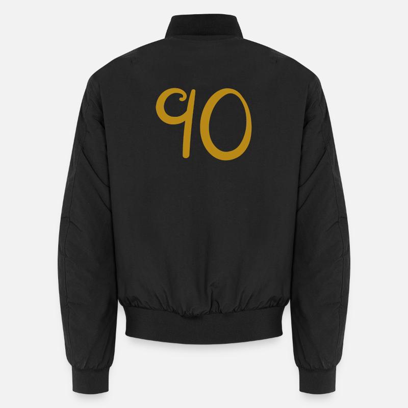 90 - Unisex Bomber Jacket - black