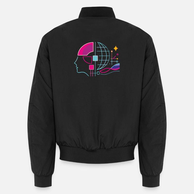 Globale Intelligenz Unisex Bomberjacke