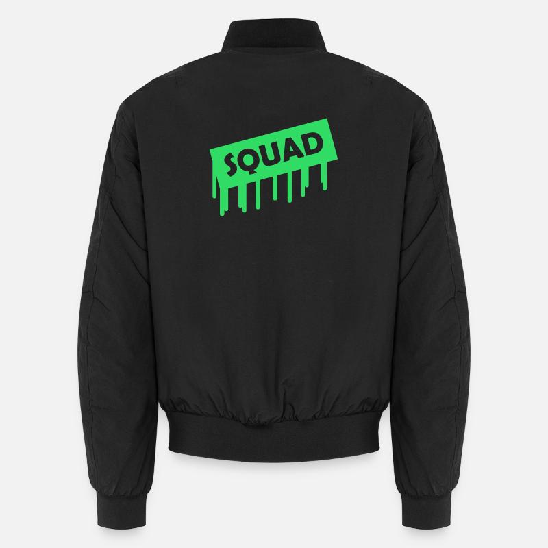 Squad - Unisex Bomber Jacket - black
