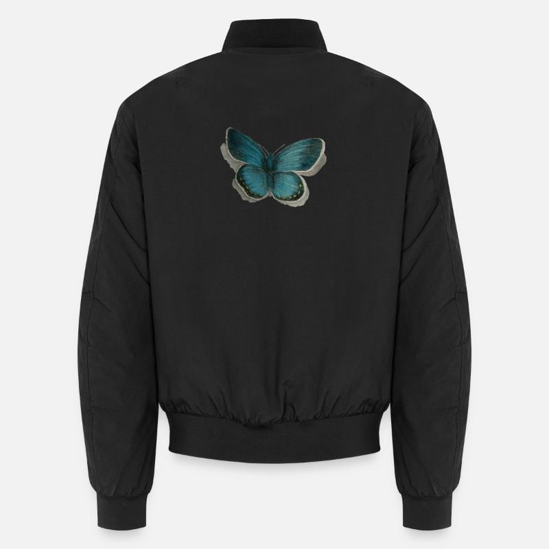 butterfly - Unisex Bomber Jacket - black