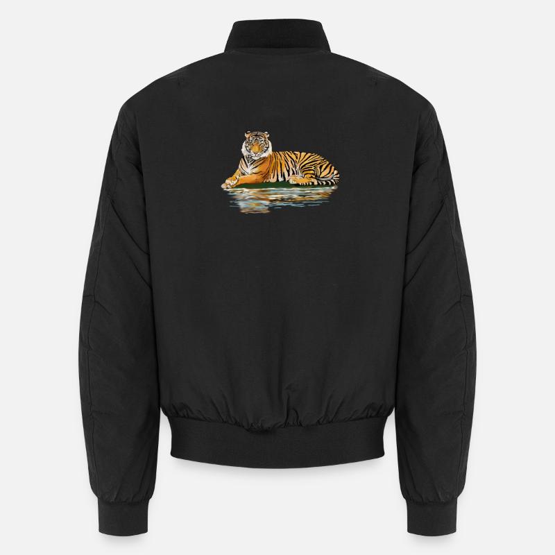 Tiger Unisex Bomberjacke