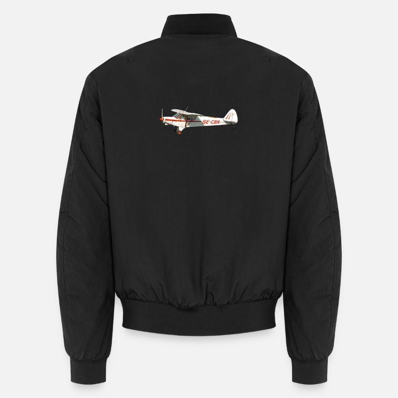 Flugzeug - Unisex Bomberjacke - Schwarz