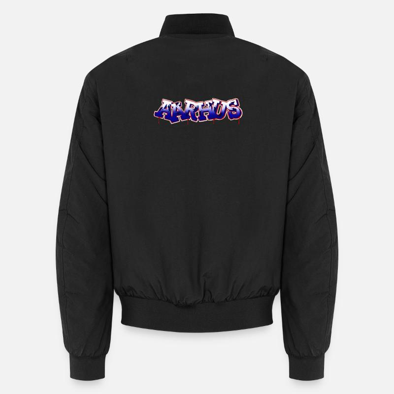 AARHUS - Unisex Bomberjacke - Schwarz