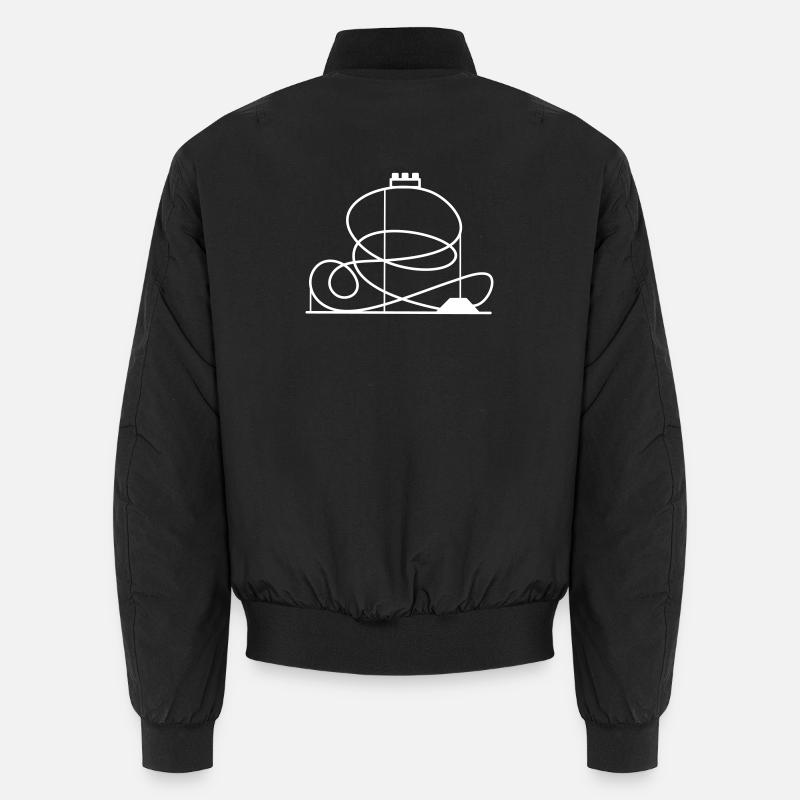 Achterbahn Unisex Bomberjacke