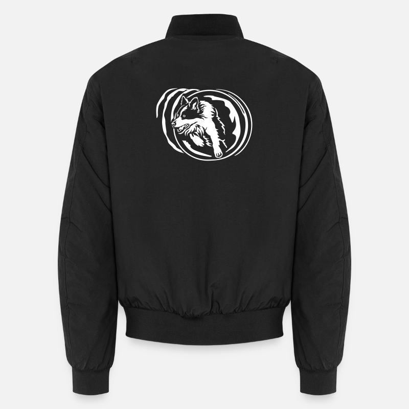 Border Collie « Black Edition » Bomber unisexe