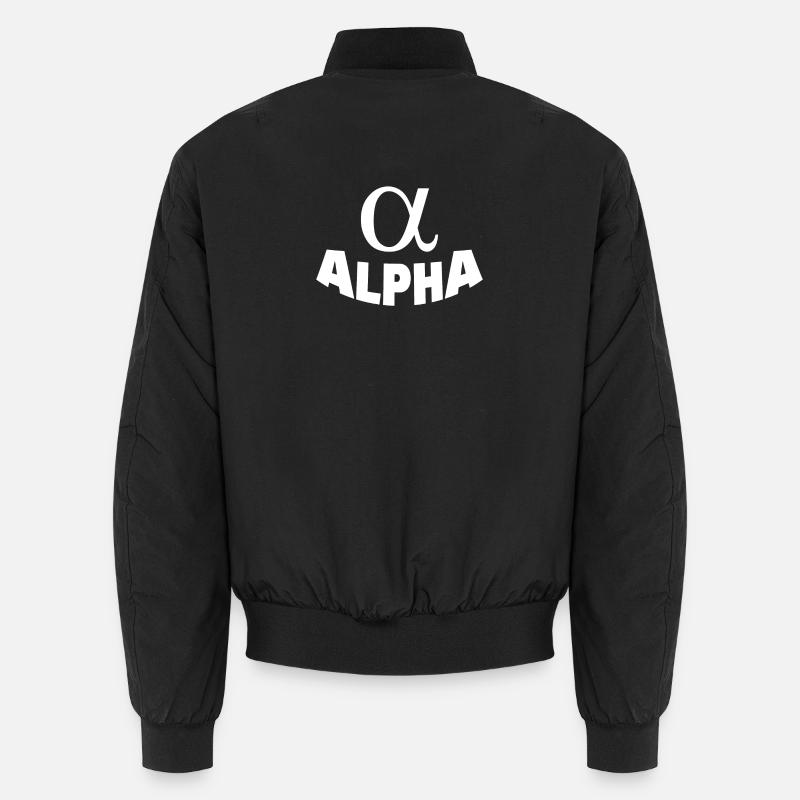 ALPHA - Unisex Bomber Jacket - black