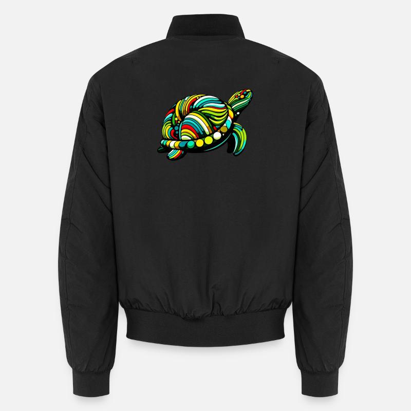 Tortue - Bomber unisexe - noir