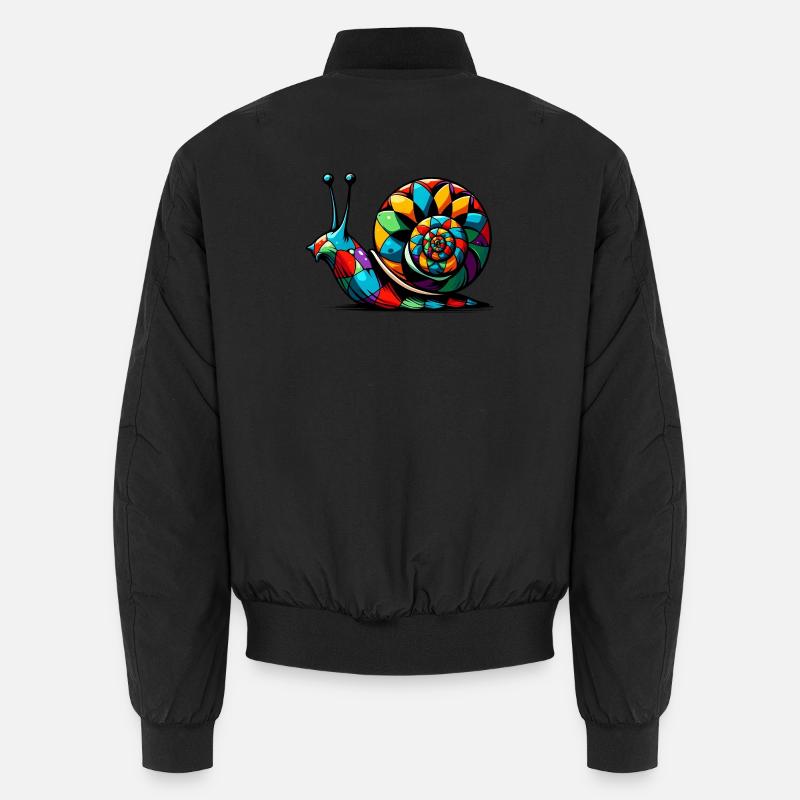 Harlequin snail Unisex Bomber Jacket