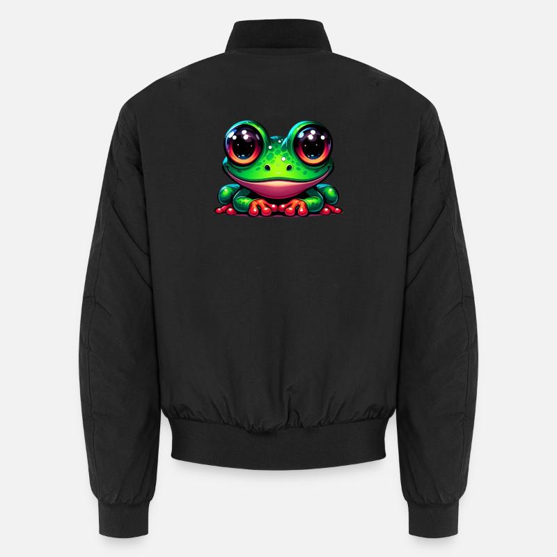 Frog - Unisex Bomber Jacket - black