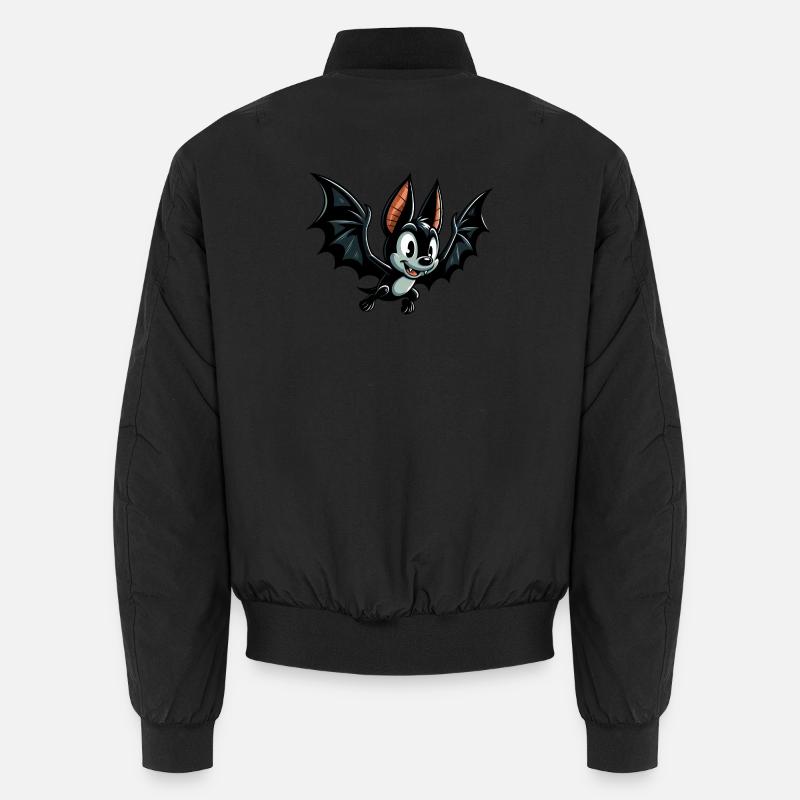 Fledermaus - Unisex Bomberjacke - Schwarz