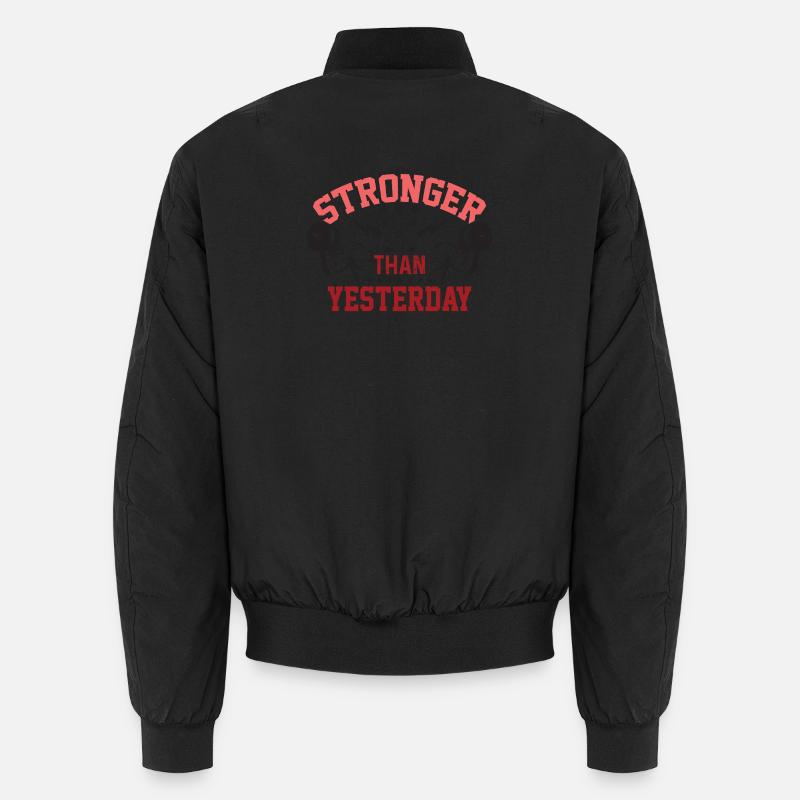 Plus fort qu’hier Bomber unisexe