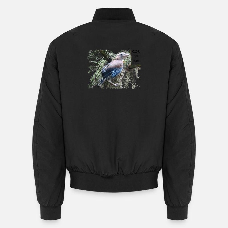 Corvidés geai Bomber unisexe