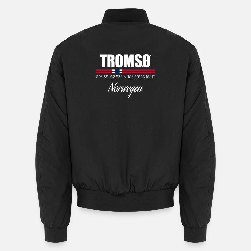 TROMSØ - Unisex Bomberjacke - Schwarz