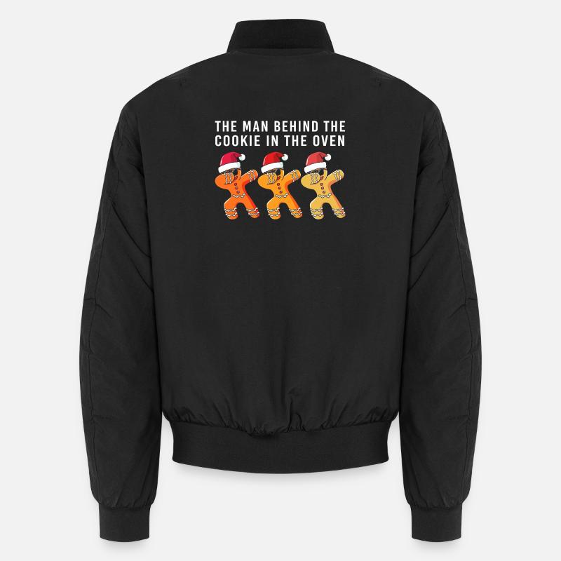 Werdender Papa werdende Väter - Unisex Bomberjacke - Schwarz
