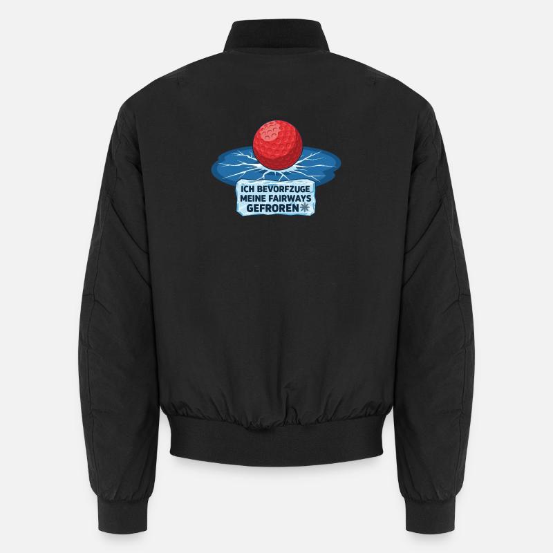 Allées gelées - Bomber unisexe - noir