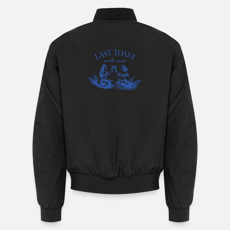 Letzter Toast an der Küste - Junggesellinnen-Spruch Unisex Bomberjacke