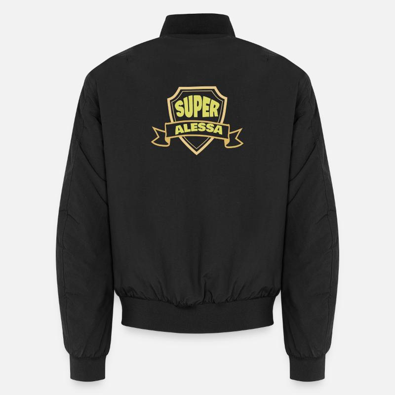 Woman's name Alessa Unisex Bomber Jacket