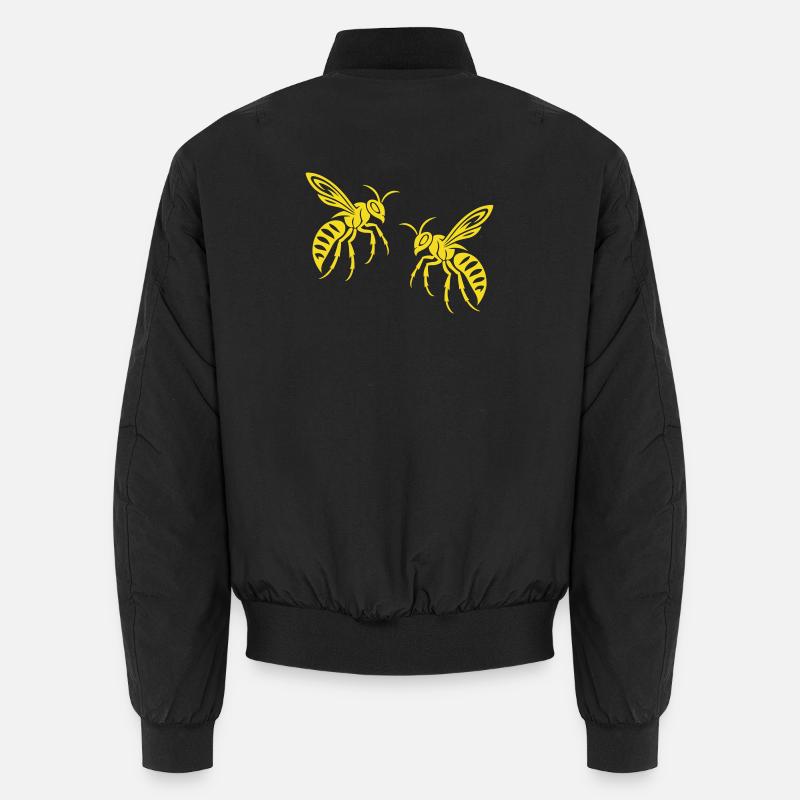 Guêpe abeille Bomber unisexe