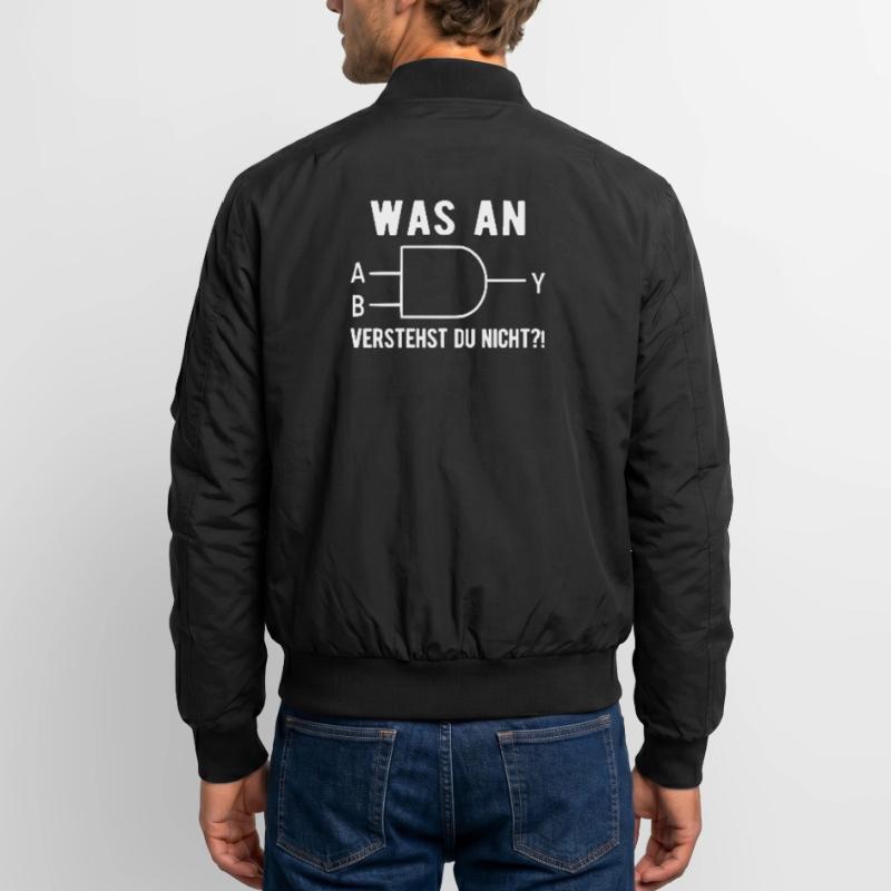 Computer Informatiker Nerd Programmierer Admin Ges Unisex Bomberjacke