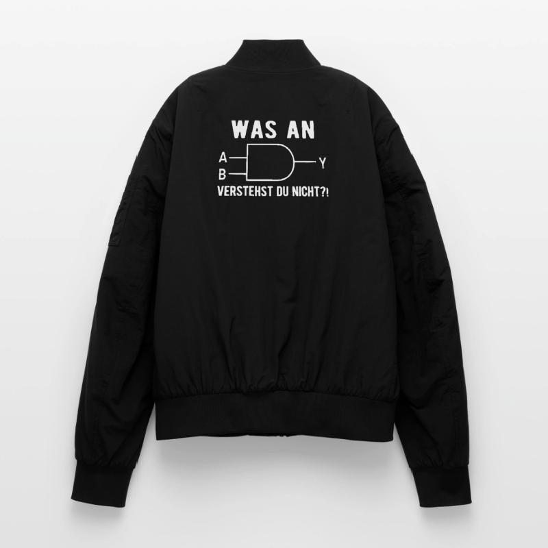 Computer Scientist Nerd Programmer Admin Ges Unisex Bomber Jacket