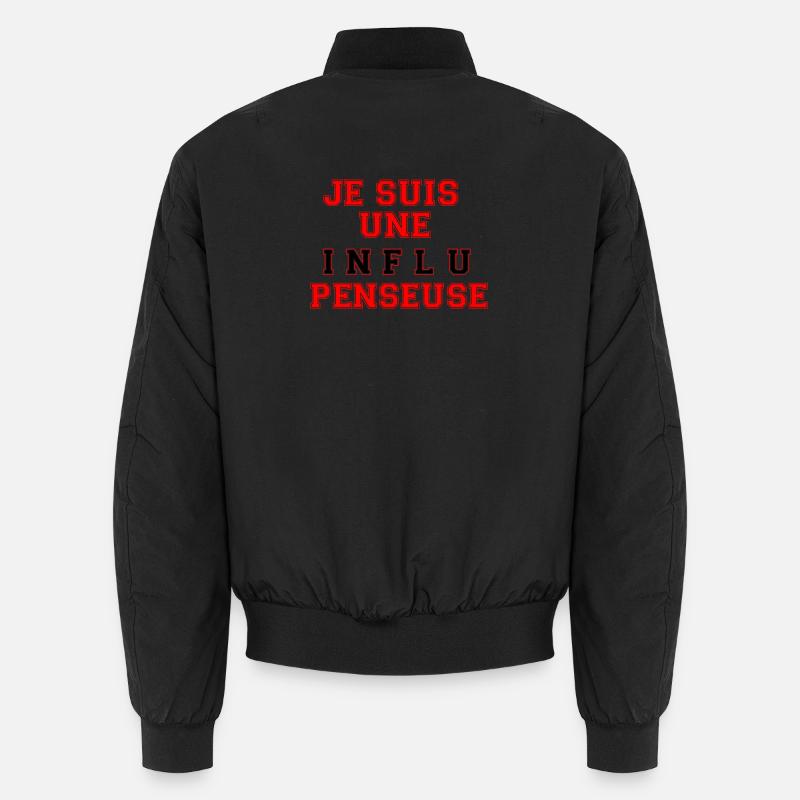Ich bin ein Influencer Unisex Bomberjacke