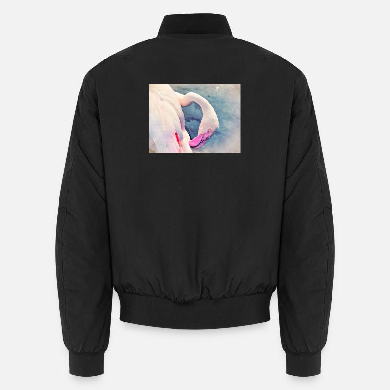 Flamant - Bomber unisexe - noir