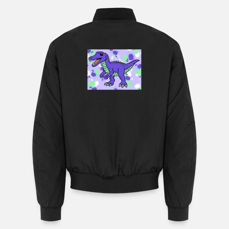 Baryonyx Dino - Unisex Bomberjacke - Schwarz