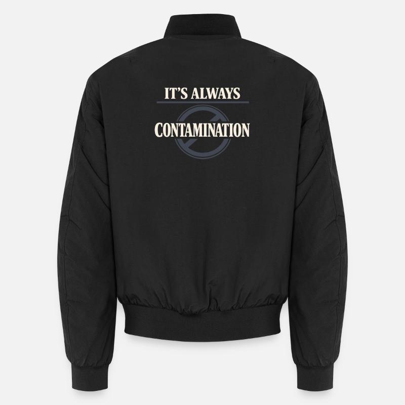 microbiology - Unisex Bomber Jacket - black
