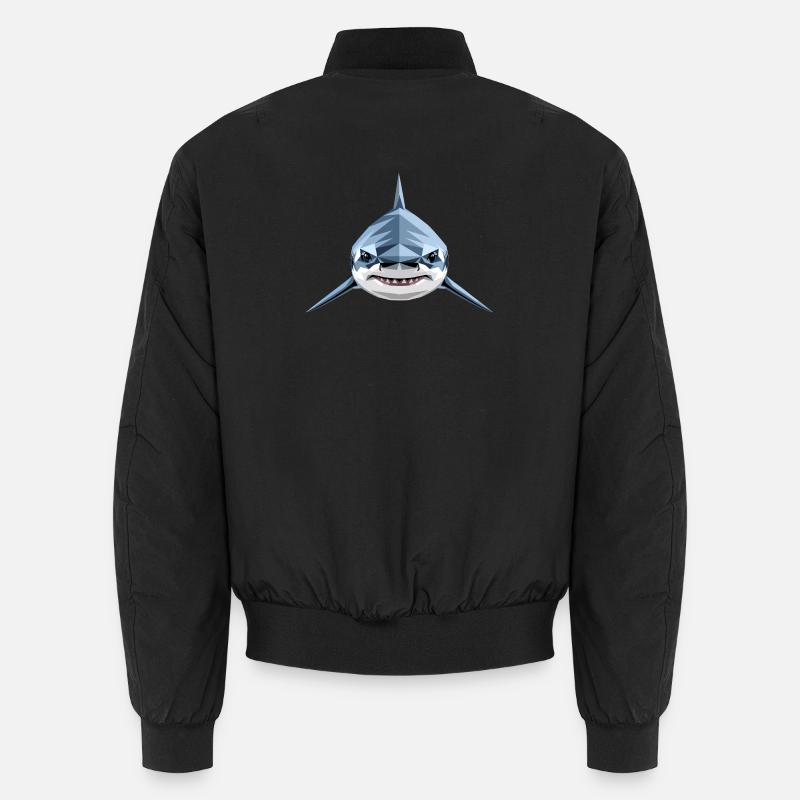 Shark Tiger Shark Diver Cute Sharks Great White Shark Unisex Bomber Jacket