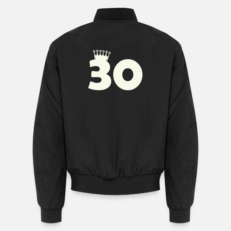 30_krone - Unisex Bomber Jacket - black