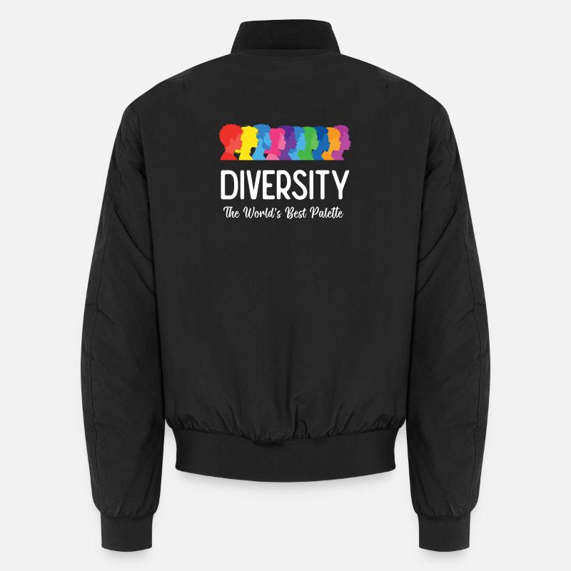 LGBT-Pride-Monat – Vielfalt. Der beste Freund der Welt Unisex Bomberjacke