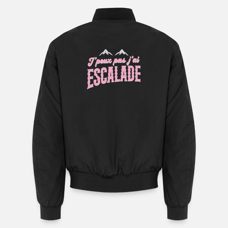 Escalade Rose Retro J'peux pas - Bomber unisexe - noir