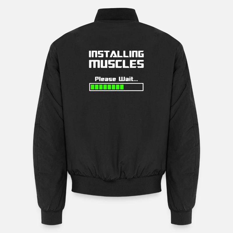 Installing Muscles Install Muscles Unisex Bomber Jacket