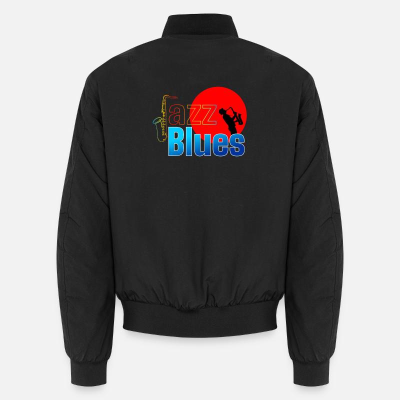 AMATEURS DE JAZZ BLUES Bomber unisexe