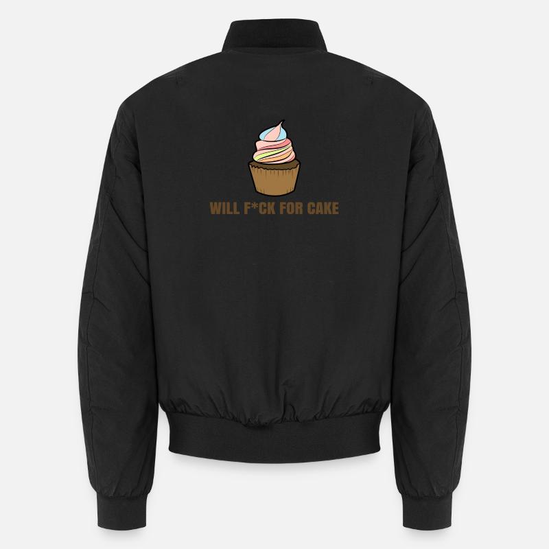 Süßigkeiten Cupcake Lecker Nachspeise Statement Unisex Bomberjacke