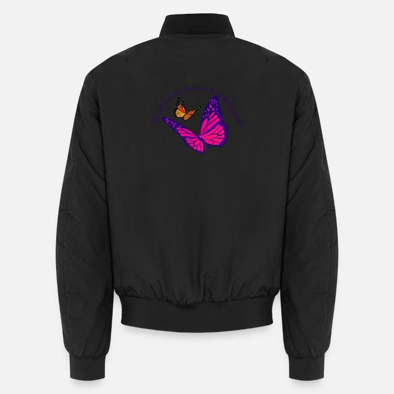Néon Papillon Magique Bomber unisexe