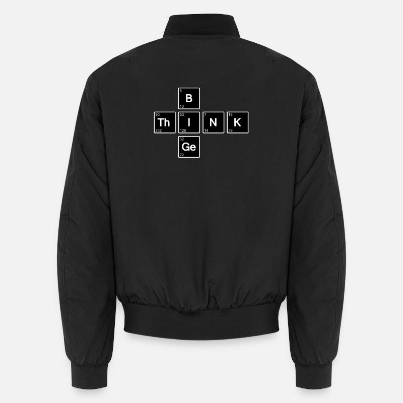 Think Big (Black) Unisex Bomber Jacket