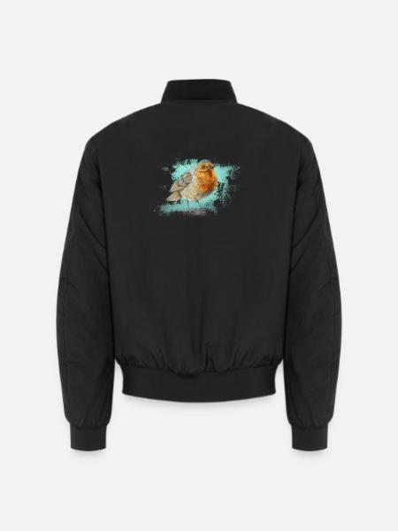 Das Rotkelchen - Unisex Bomberjacke - Schwarz
