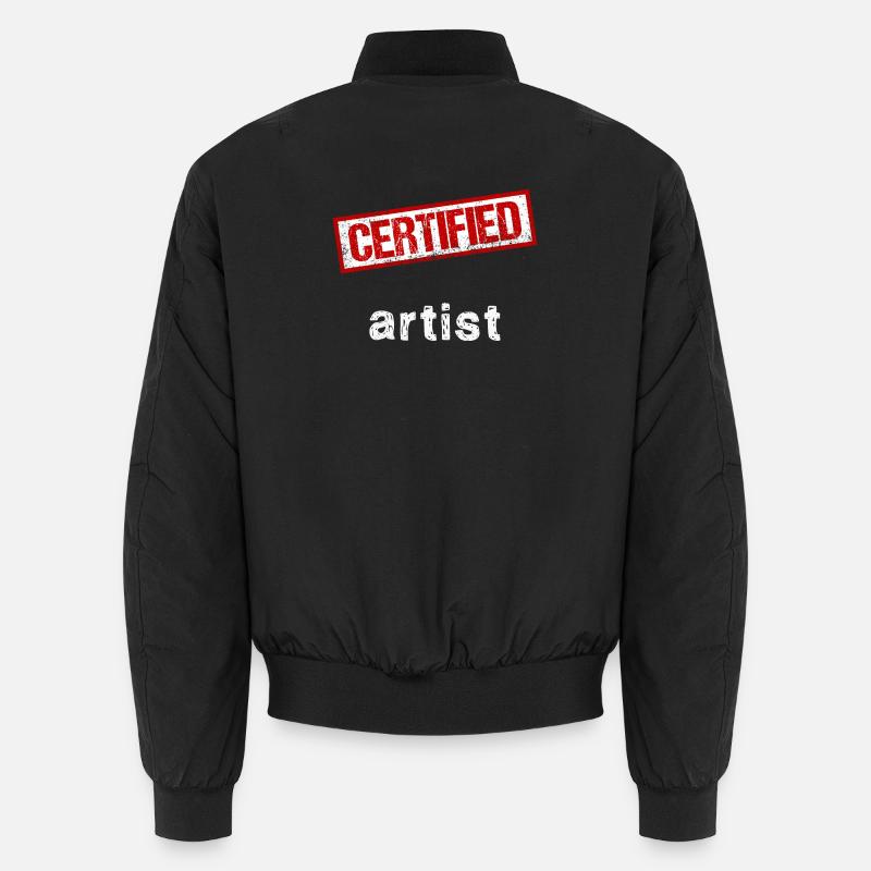 Artist - Unisex Bomber Jacket - black